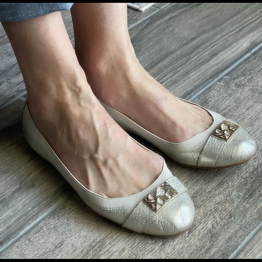 Coach Dora Cuba Metallic Ballet Flats, 11